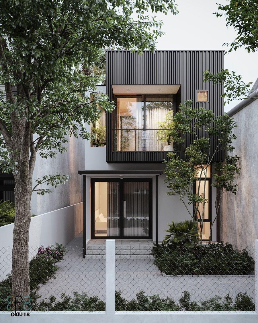 20+ Mẫu thiết kế nhà ống 2 tầng đẹp, hiện đại và Kinh nghiệm xây nhà ống