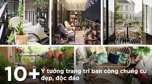 10+ ý tưởng trang trí ban công chung cư đẹp và độc đáo không...