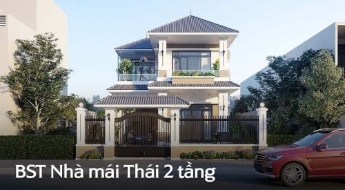 [30+] Mẫu nhà mái thái 2 tầng đẹp được lựa chọn nhiều...