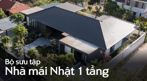 [Bật mí] 30+ Mẫu nhà mái Nhật 1 tầng đẹp, sang, tối ưu chi...