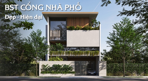 Gợi ý [30+] Mẫu cổng nhà phố đẹp hiện đại, ấn tượng nhất 2024